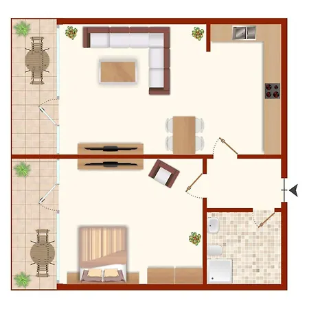 Boern Lachmoewe Appartement